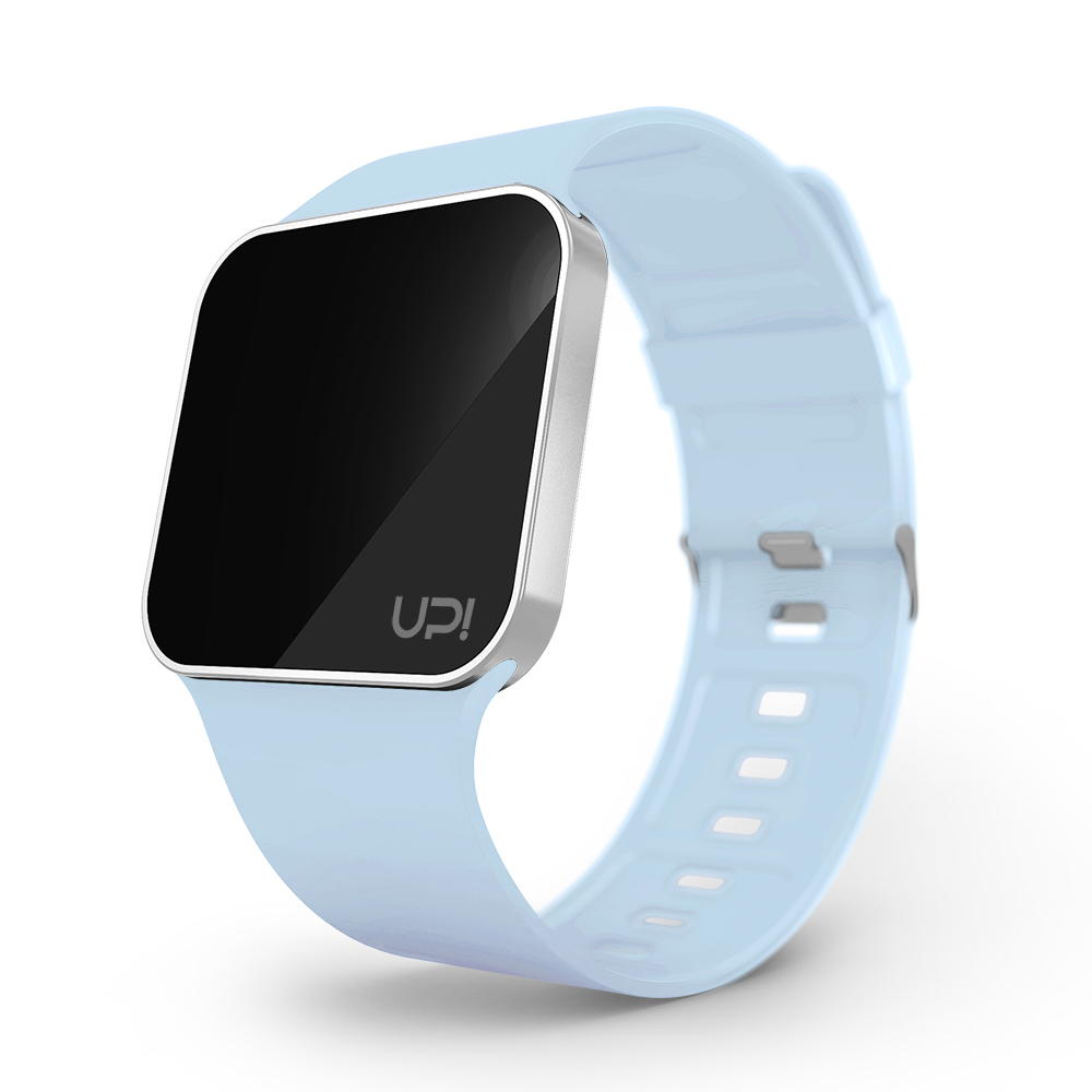 UPWATCH UPGRADE MATTE SILVER BABY BLUE