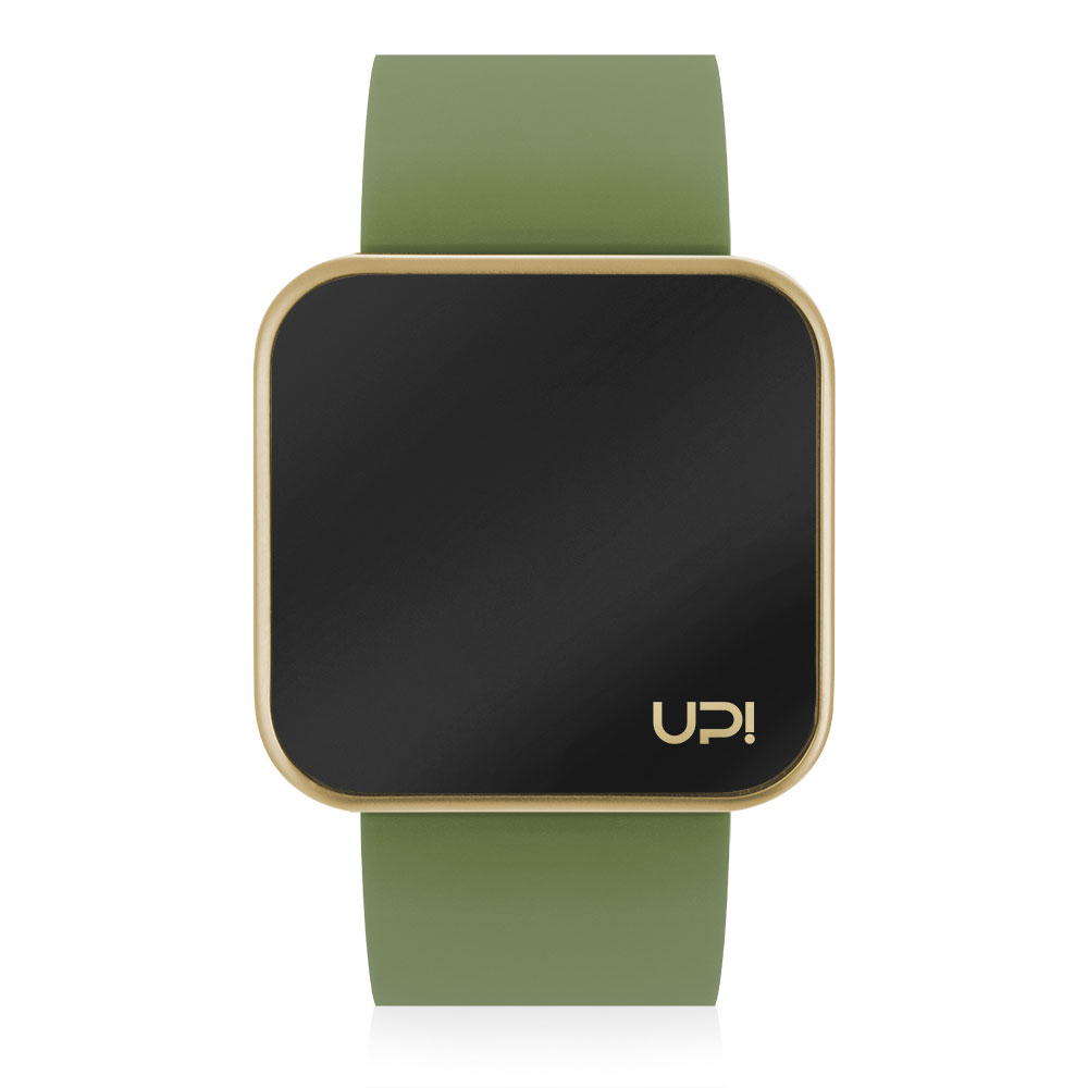 UPWATCH TOUCH MATTE GOLD GREEN