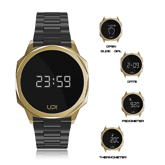 UPWATCH ICON GOLD&BLACK