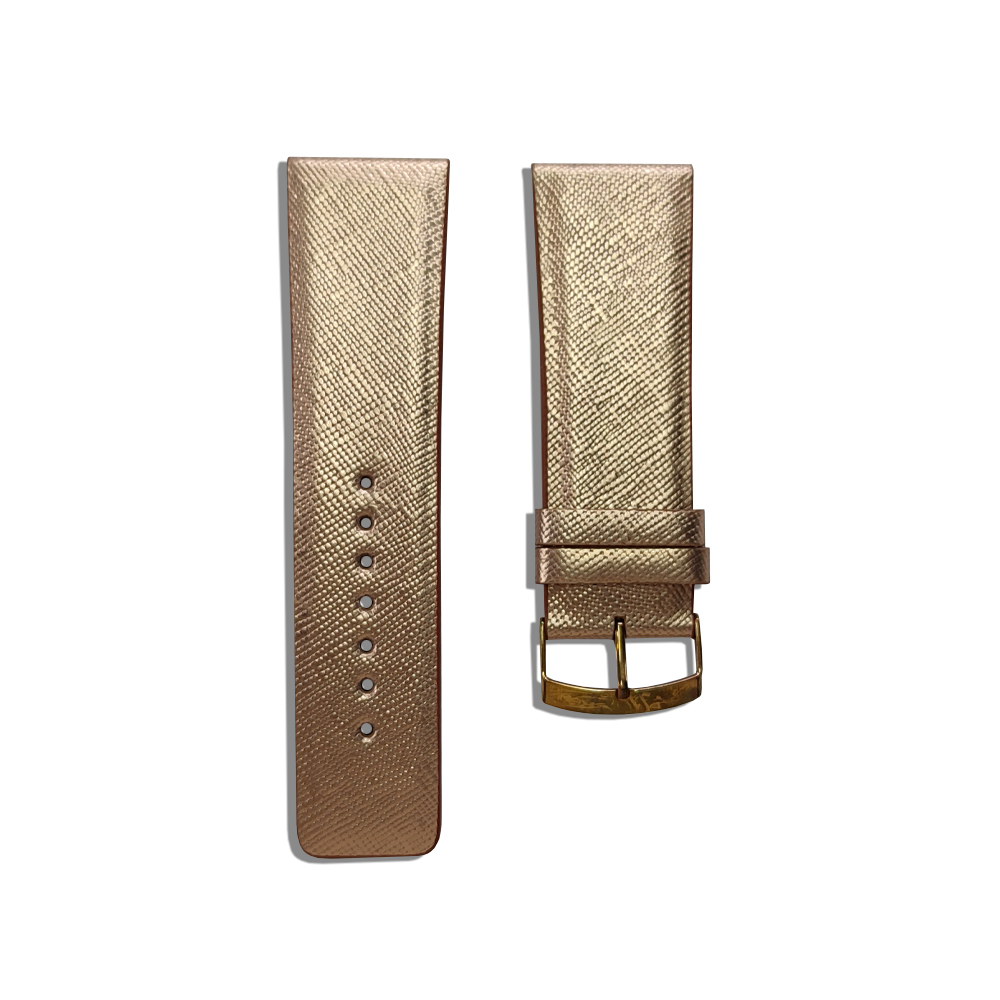 UPWATCH JEWEL ROSE GOLD SHORT LEATHER STRAP