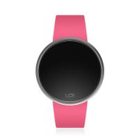 UPWATCH ROUND SILVER PINK