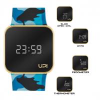 UPWATCH UPGRADE MATTE GOLD BLUE CAMOUFLAGE